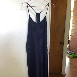 Dark blue maxi dress